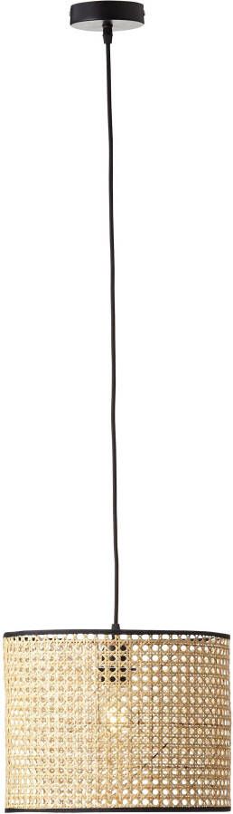 Brilliant lamp Wiley hanglamp 30cm rotan | 1x A60 E27 60W geschikt voor standaardlampen (niet inbegrepen) | Schaal A ++ tot E | Kabel kan worden ingekort