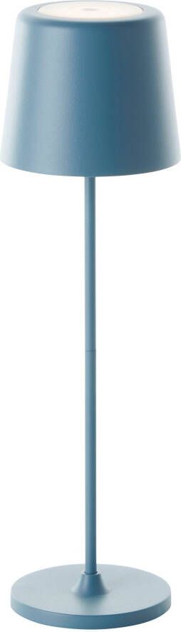 Brilliant Leuchten Led-tafellamp Kaami mobiele LED buiten tafellamp mobiele led buiten tafellamp 37 cm 310 lm touchdimmer usb (1 stuk)