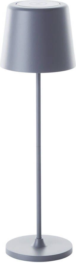 Brilliant Leuchten Led-tafellamp Kaami mobiele LED buiten tafellamp mobiele led buiten tafellamp 37 cm 310 lm touchdimmer usb (1 stuk)