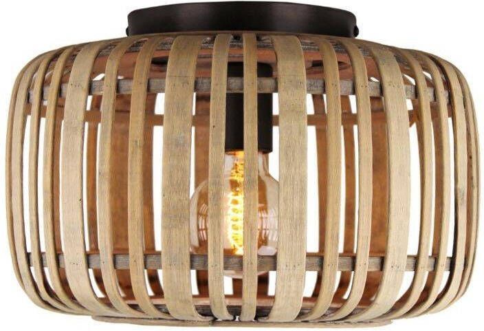 Brilliant Plafondlamp Woodrow Natuur Hout ⌀32cm E27