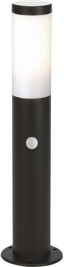 Brilliant Leuchten Sokkellamp Dody Staande lamp met bewegingsmelder padlamp 45 cm hoogte E27 fitting (1 stuk)