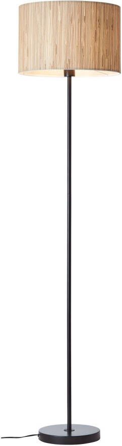Brilliant Leuchten Staande lamp Wimea zwart naturel (1 stuk)