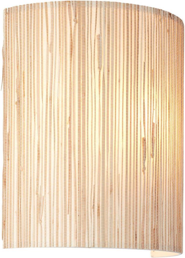 Brilliant Leuchten Wandlamp Wimea naturel (1 stuk)