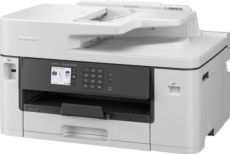 Brother MFCJ5340DWE Multifunctionele inkjetprinter (kleur) A4 Printen scannen kopiëren faxen ADF Duplex LAN USB - Foto 6