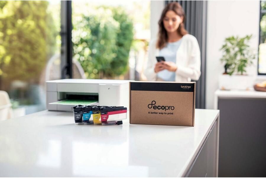 Brother MFCJ5340DWE Multifunctionele inkjetprinter (kleur) A4 Printen scannen kopiëren faxen ADF Duplex LAN USB - Foto 4