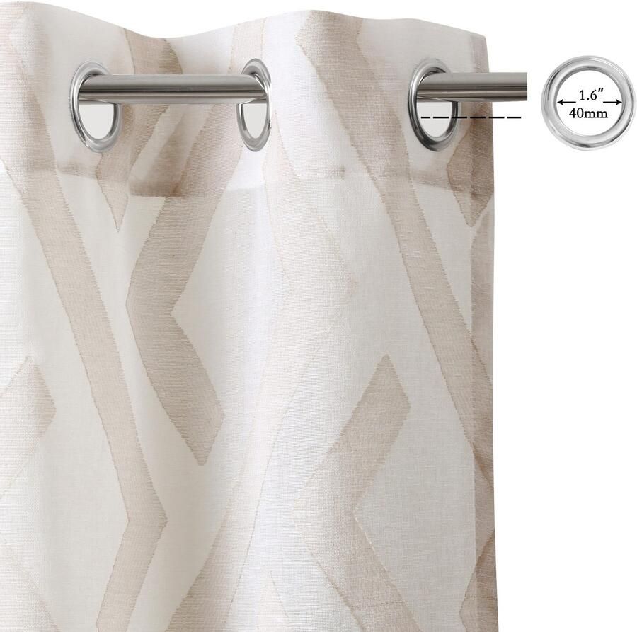 Bruno Banani Gordijn Lynn mooie sjaal scherli tijdloos en modern (1 stuk)