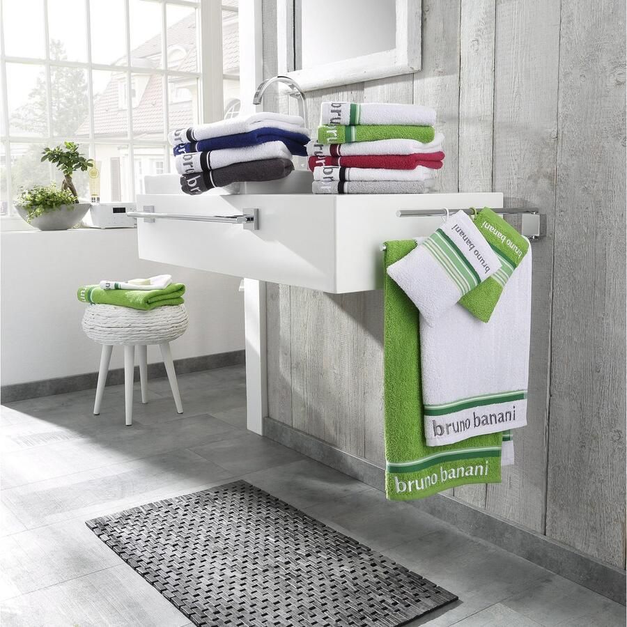 Bruno Banani Handdoekenset Maja 1 badlaken 2 handdoeken 2 gastendoeken 2 washandjes (set 7-delig)