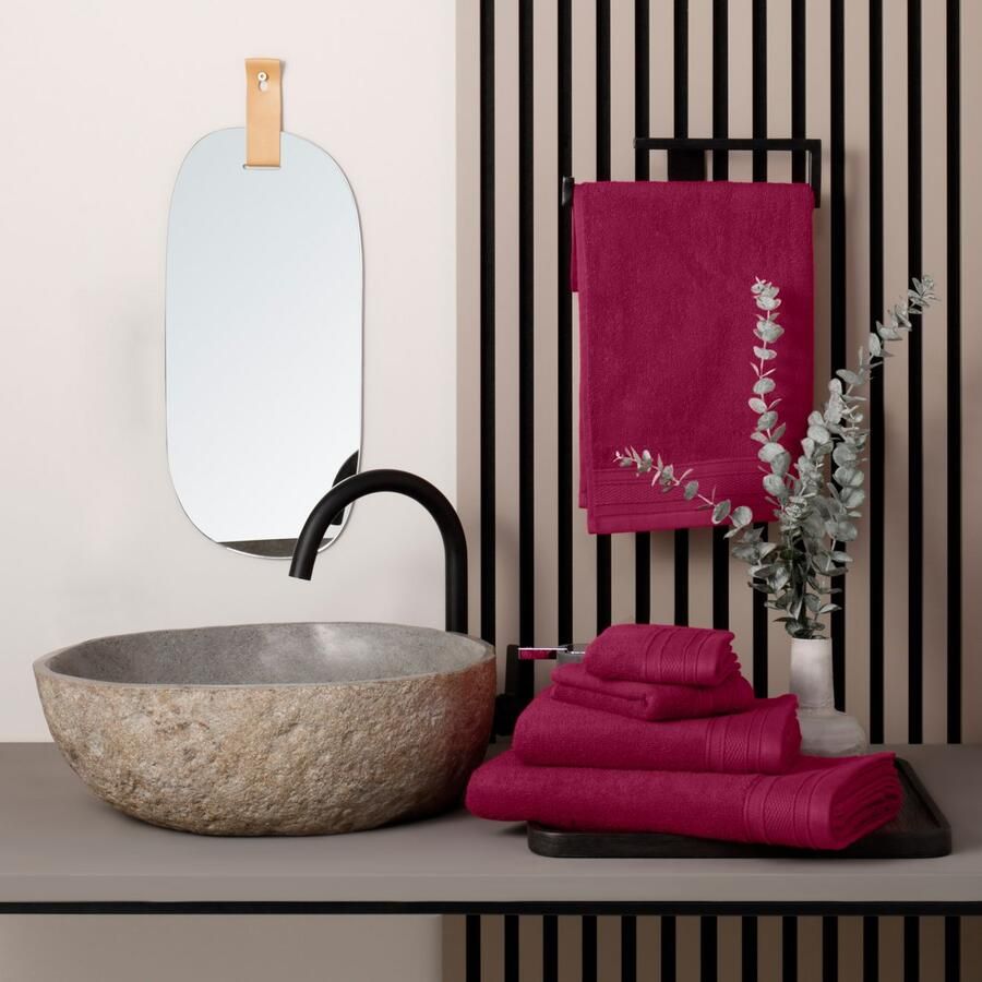 Bruno Banani Handdoekenset Robby Premium handdoeken 500 gr m² 100% katoen (set 5-delig)