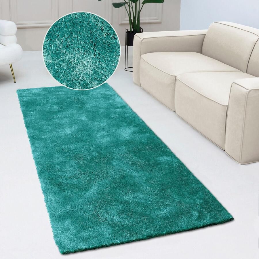 Bruno Banani Hoogpolige loper Dana tapijt klantenfavoriet Loper uni zacht microvezel hal entree woonkamer slaapkamer