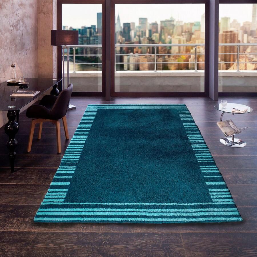 Bruno Banani Vloerkleed Cameo aangename grip met bies woonkamer slaapkamer kinderkamer