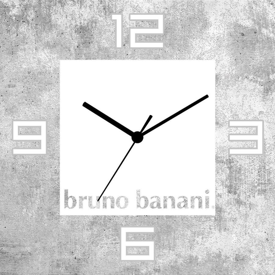 Bruno Banani Wandklok Beton op aluminium