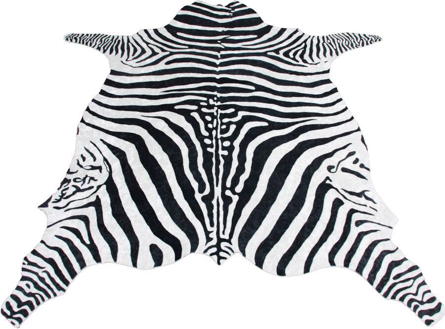 Bruno Banani Vloerkleed Zebra Vloerkleed in printdessin in vachtmodel zebra-look prettig gevoel
