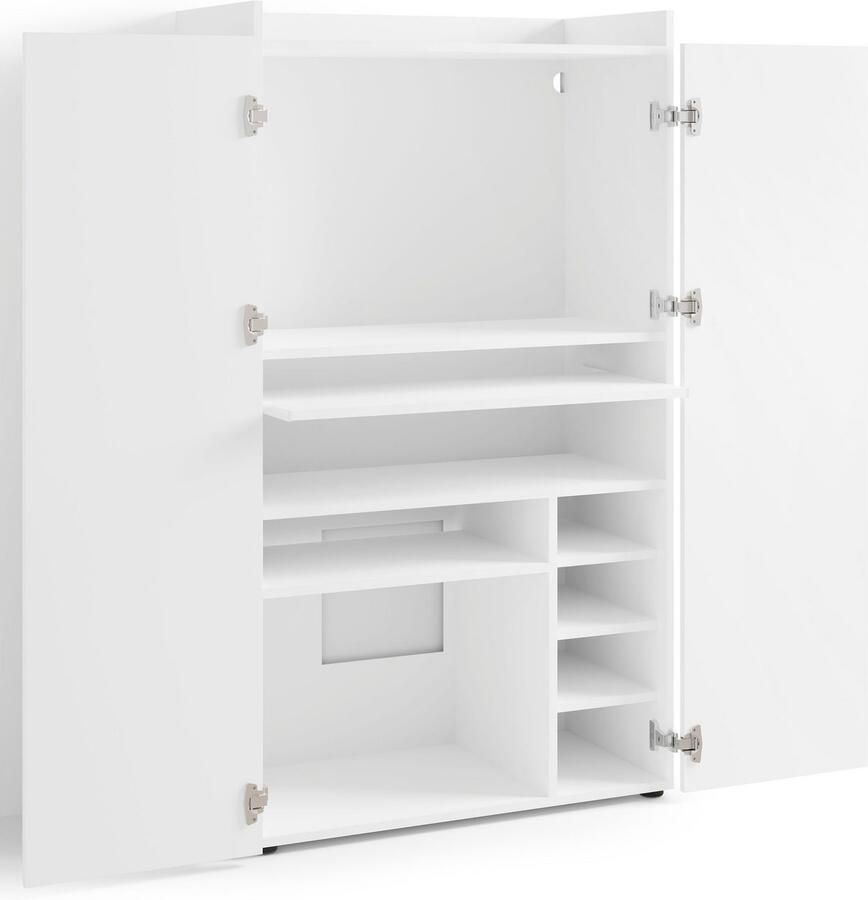 ByLIVING Secretaire Janne ruimtebesparende werkoplossing voor de woonruimte met veel bergruimte