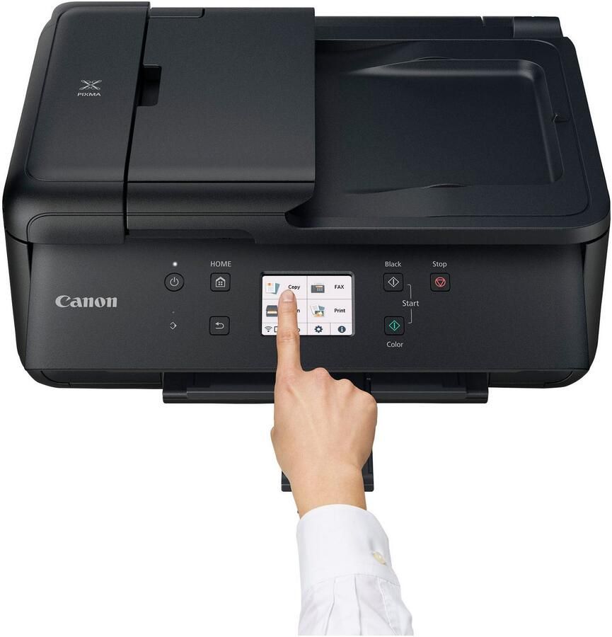 Canon All-in-oneprinter PIXMA TR7650 4-in-1 inkjet-multifunctionele printer met 5 aparte inktpatronen
