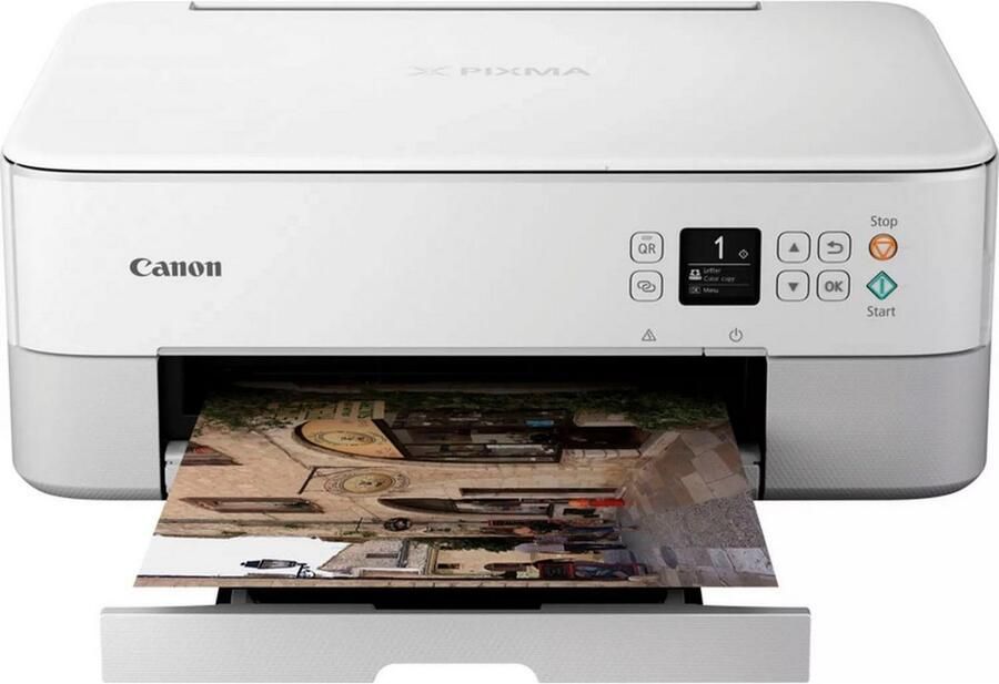 Canon All-in-oneprinter PIXMA TS5351i 3-in-1 inkjet-multifunctionele printer in wit - Foto 8