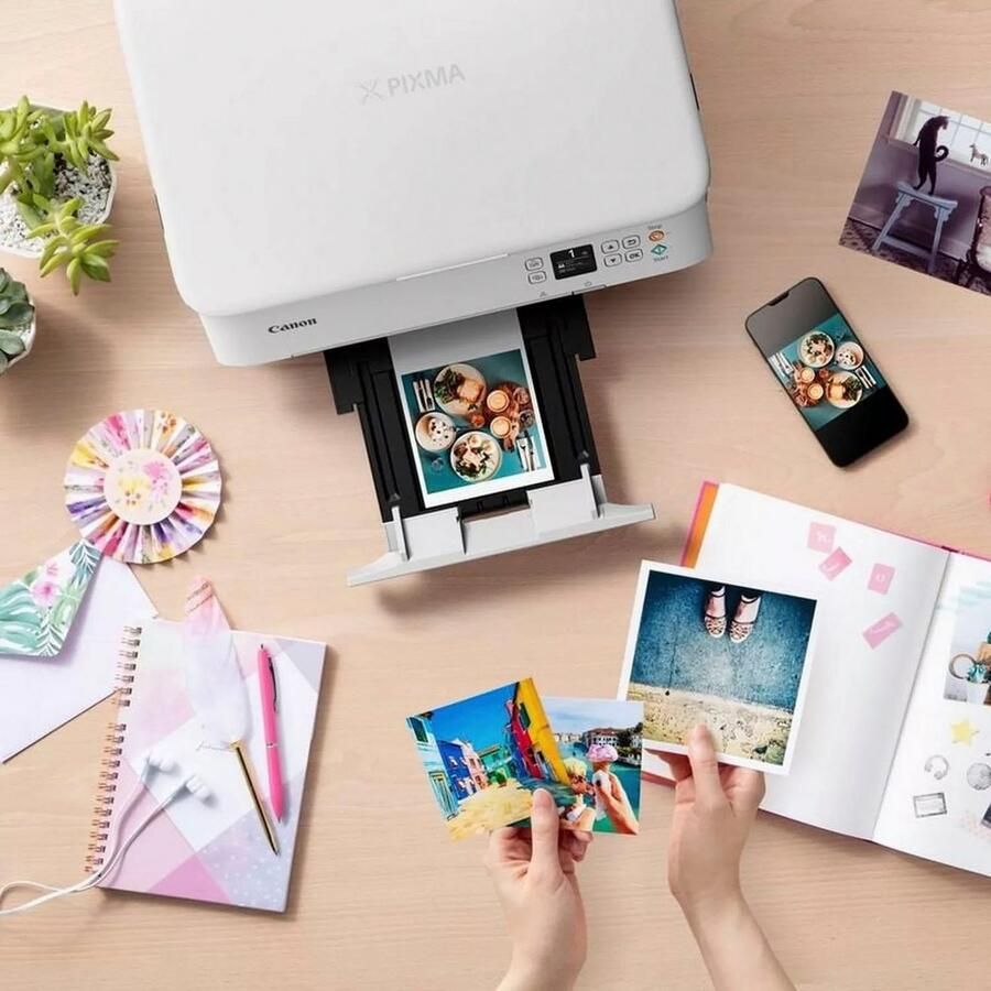 Canon All-in-oneprinter PIXMA TS5351i 3-in-1 inkjet-multifunctionele printer in wit