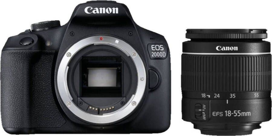 Canon Spiegelreflexcamera EOS 2000D Kit 18-55 mm DC III