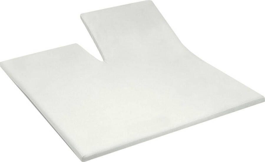 Cinderella Weekend Hoeslaken Single Split Topper Katoen 180x200 cm tot 15 cm Ivoor