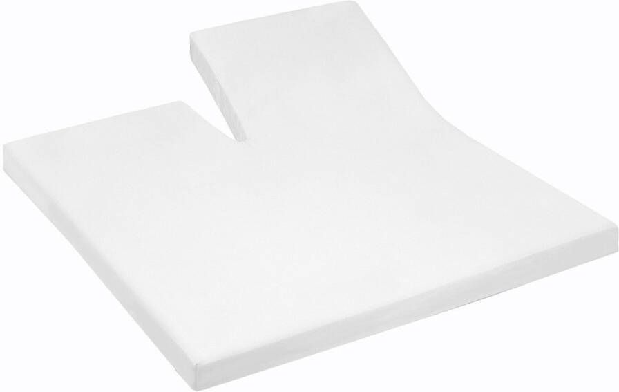 Cinderella Premium Molton Single-Split Topper Tot 15 cm matrashoogte 200x200 cm Wit