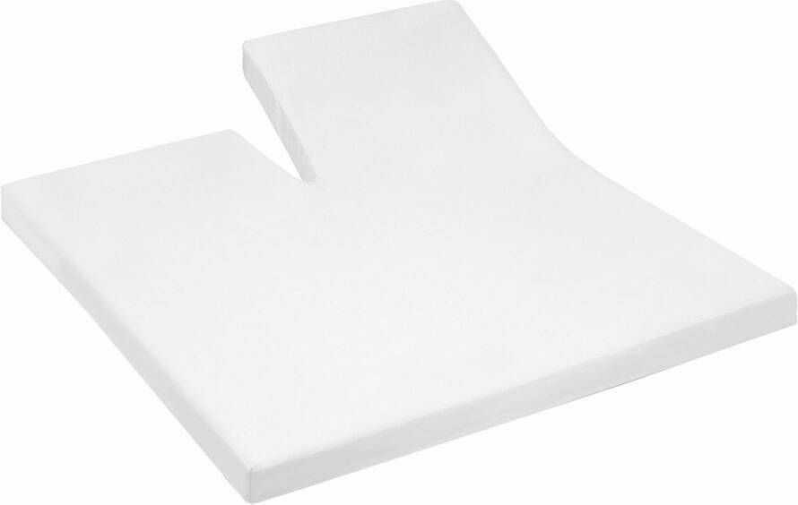 Cinderella Premium Molton Single-Split Topper Tot 15 cm matrashoogte 200x220 cm Wit