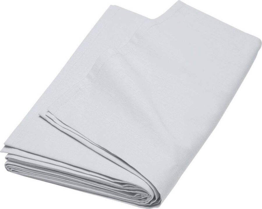 Cinderella Sundays Laken Tweepersoons Lits-jumeaux 240x270 cm Bovenlaken 100% Katoen-Satijn Lichtgrijs