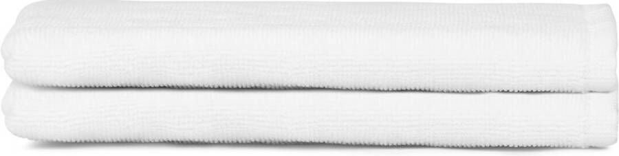 Cinderella Sundays Washand Set van 2 Katoen Extra zacht 16x21 cm Badstof Wit