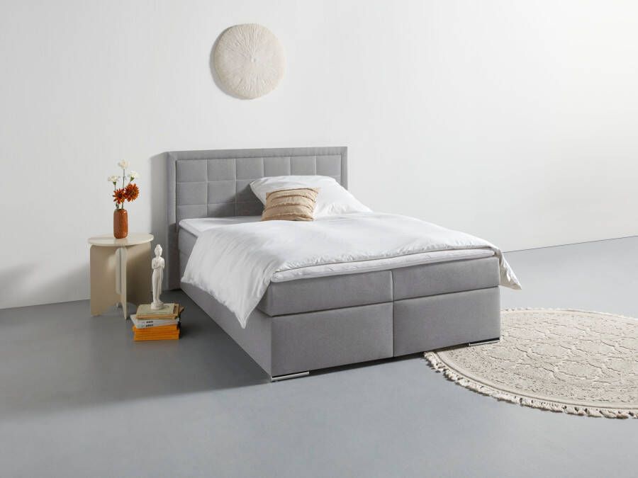 COLLECTION AB Boxspring Athena OTTOs Choice Topseller optioneel met bedkist inclusief topper bij uitvoering met matras in hardheden h2 h3 h4