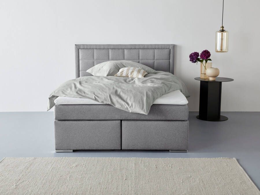 COLLECTION AB Boxspring Athena OTTOs Choice Topseller optioneel met bedkist inclusief topper bij uitvoering met matras in hardheden h2 h3 h4
