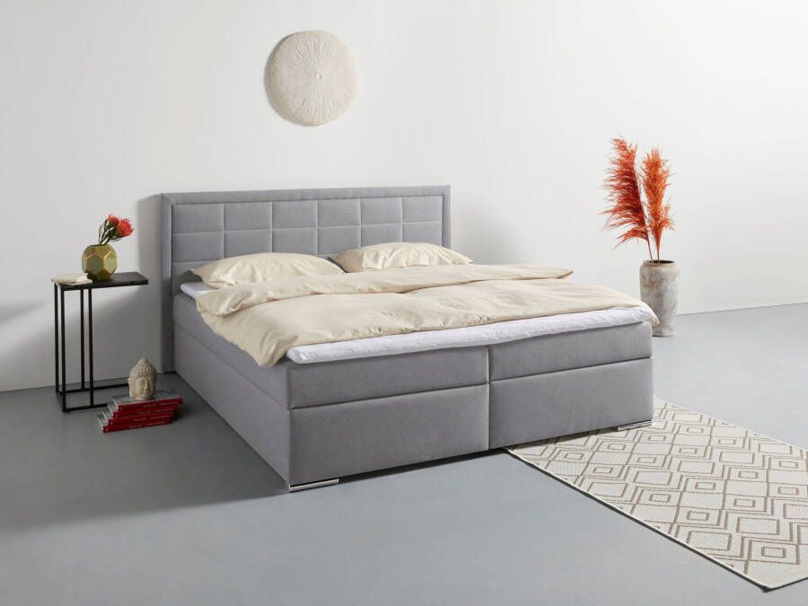 COLLECTION AB Boxspring Athena OTTOs Choice Topseller optioneel met bedkist inclusief topper bij uitvoering met matras in hardheden h2 h3 h4