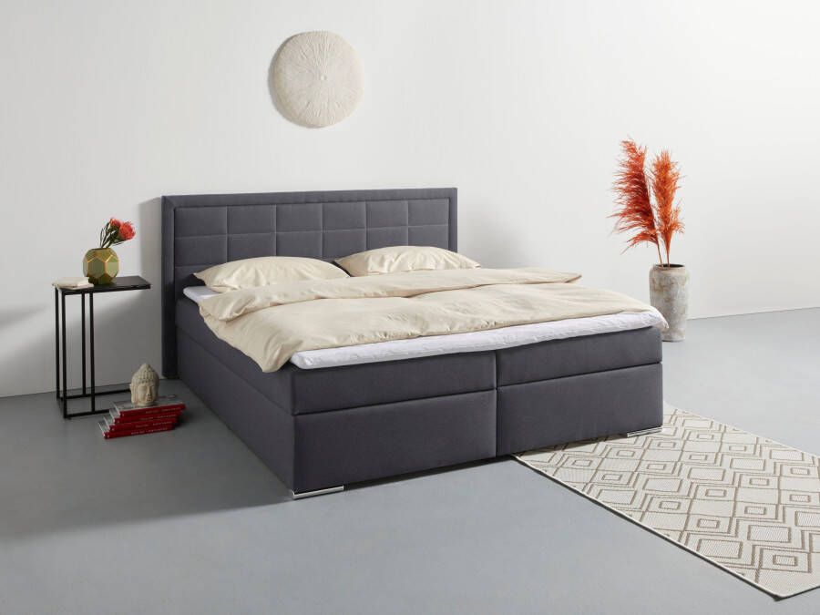 COLLECTION AB Boxspring Athena OTTOs Choice Topseller optioneel met bedkist inclusief topper bij uitvoering met matras in hardheden h2 h3 h4