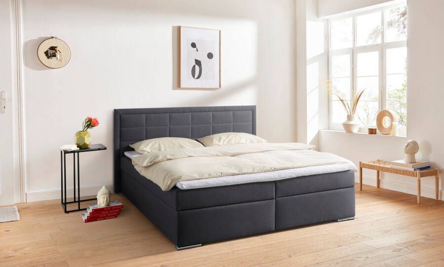 COLLECTION AB Boxspring Athena OTTOs Choice Topseller optioneel met bedkist inclusief topper bij uitvoering met matras in hardheden h2 h3 h4