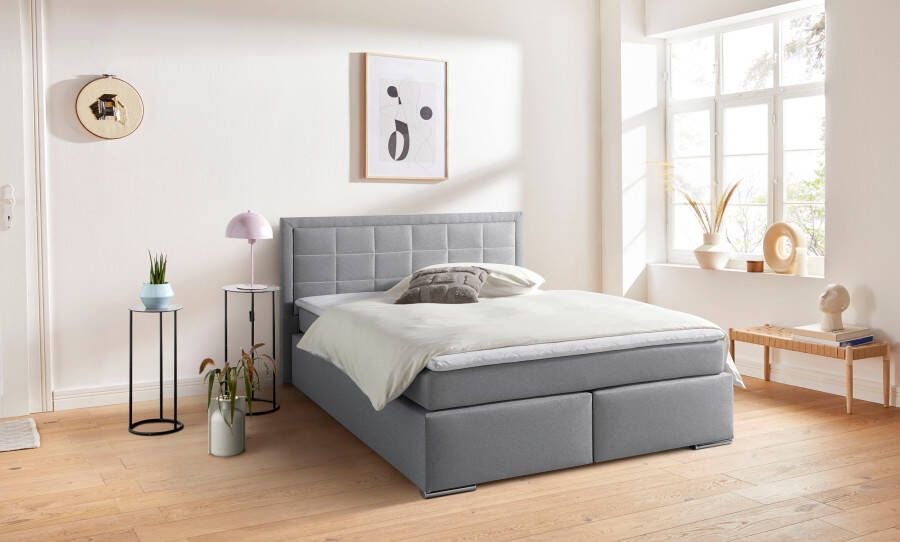 COLLECTION AB Boxspring Athena OTTOs Choice Topseller optioneel met bedkist inclusief topper bij uitvoering met matras in hardheden h2 h3 h4