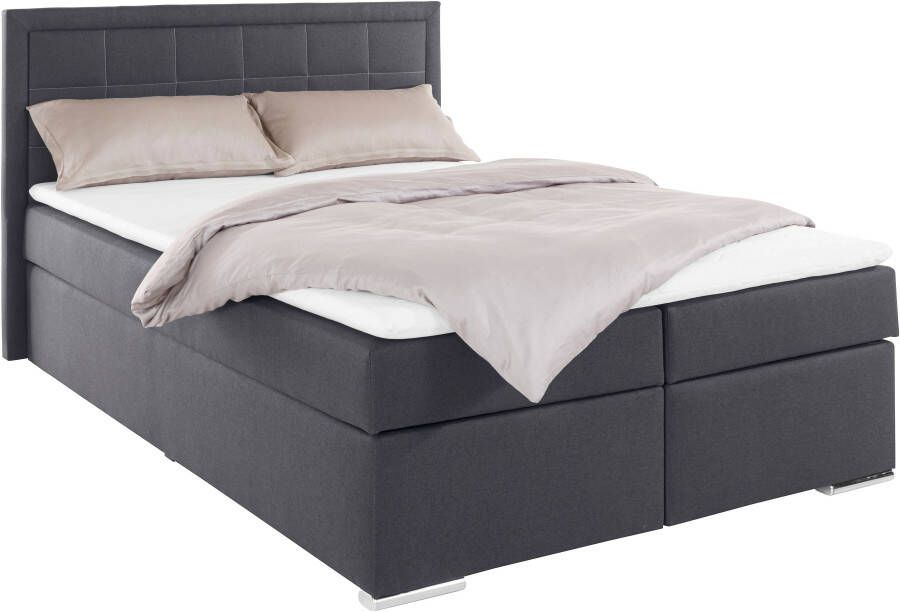 COLLECTION AB Boxspring Athena OTTOs Choice Topseller optioneel met bedkist inclusief topper bij uitvoering met matras in hardheden h2 h3 h4