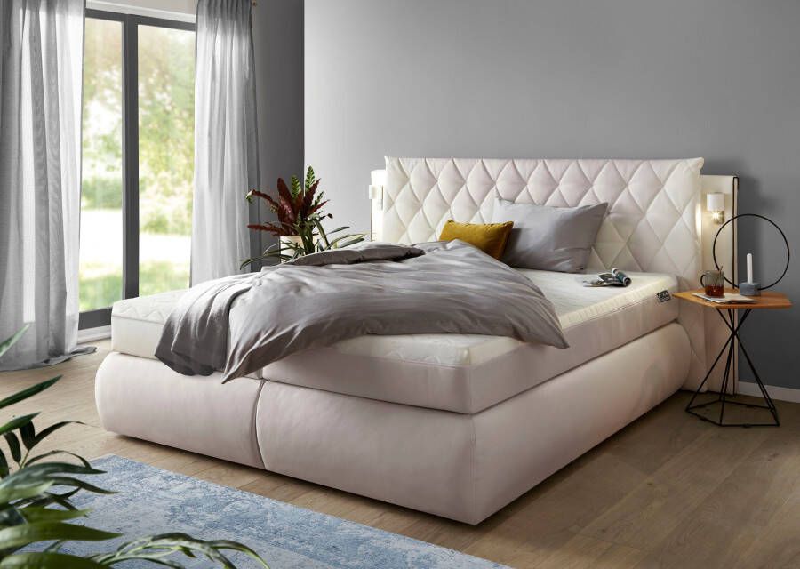 COLLECTION AB Boxspring inclusief bedkist ledverlichting en topmatras
