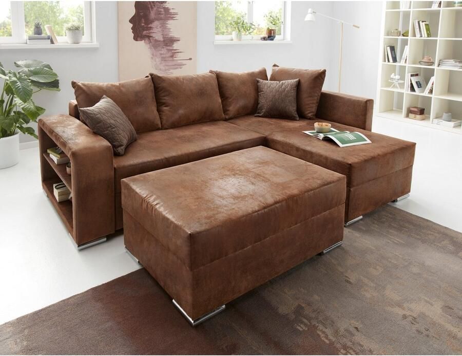 COLLECTION AB Hocker John Vrij in de ruimte te plaatsen optioneel met bonellfeder