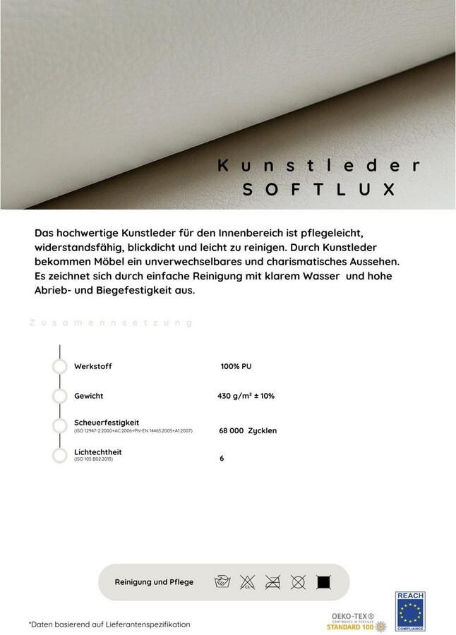 COLLECTION AB Hoekbank Rada L-vorm inclusief hocker slaapfunctie en binnenvering