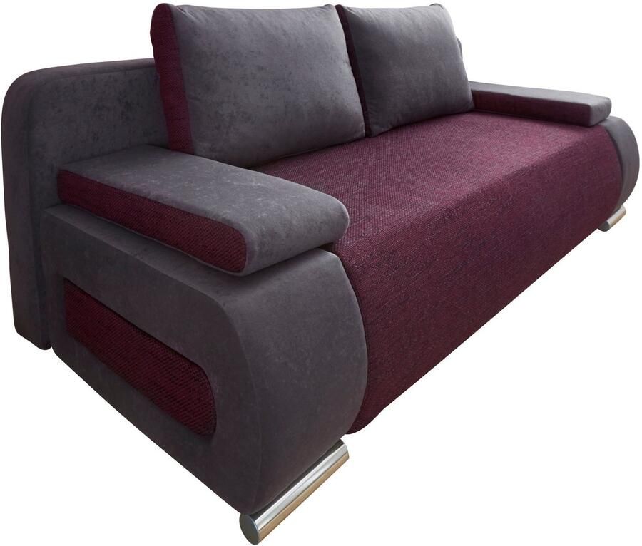 COLLECTION AB Slaapbank Moritz met slaapbank functie en bedbox comfortabele binnenvering