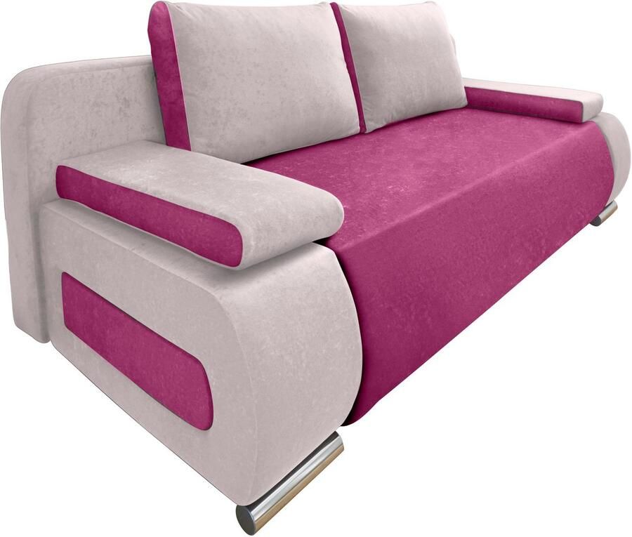 COLLECTION AB Slaapbank Moritz met slaapbank functie en bedbox comfortabele binnenvering