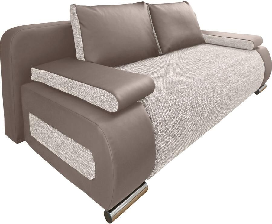 COLLECTION AB Slaapbank Moritz met slaapbank functie en bedbox comfortabele binnenvering