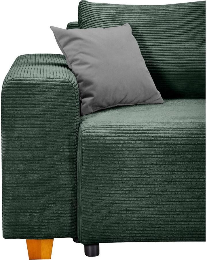 COLLECTION AB Slaapbank Yves ligoppervlak (B T): 142 194 cm incl. bedfunctie bedlade binnenvering & sierkussens