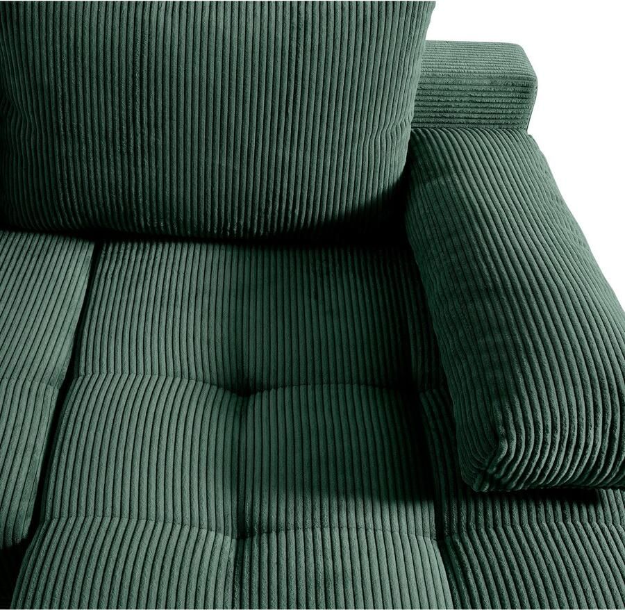 COLLECTION AB Zithoek Josy U-vorm B: 269 cm met bedfunctie & bedlade vering