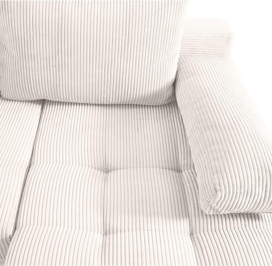 COLLECTION AB Zithoek Josy U-vorm B: 269 cm met bedfunctie & bedlade vering