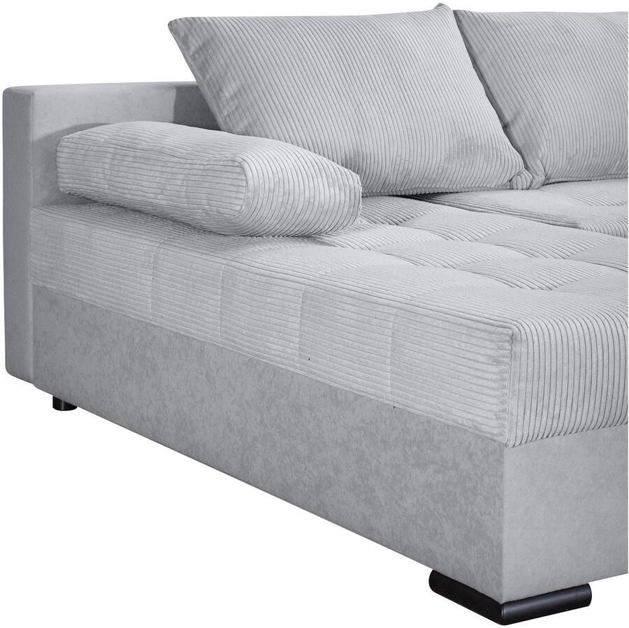 COLLECTION AB Zithoek Josy U-vorm B: 269 cm met bedfunctie & bedlade vering