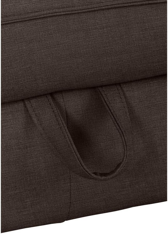 COTTA Hoekbank Driver L-vorm met verstelbaar hoofdeind naar keuze met slaapfunctie & bedkist