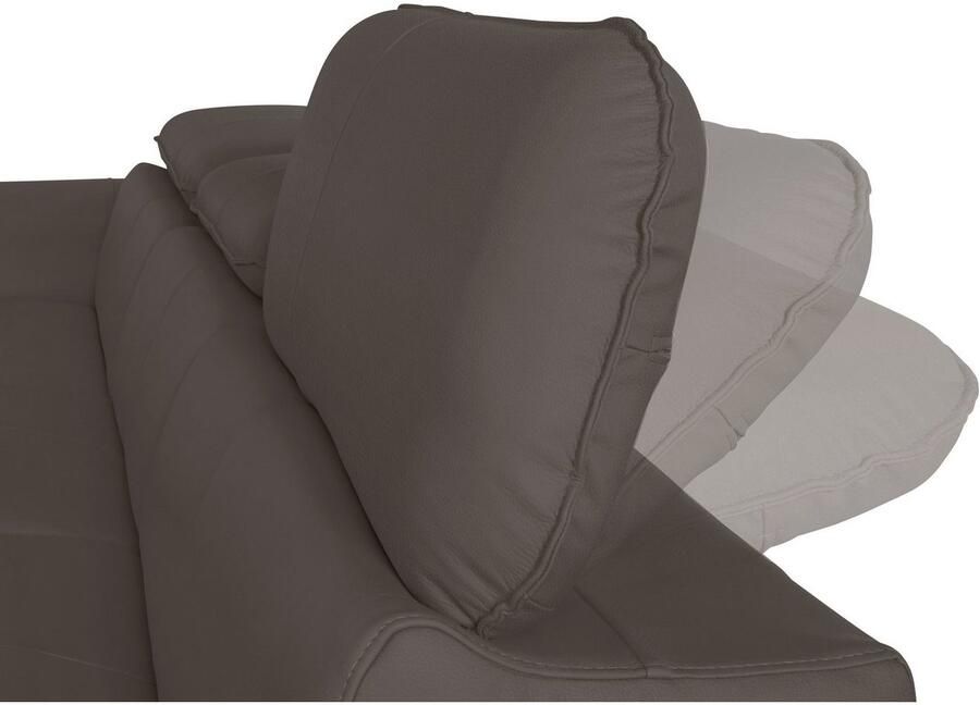 COTTA Hoekbank Driver L-vorm met verstelbaar hoofdeind naar keuze met slaapfunctie & bedkist