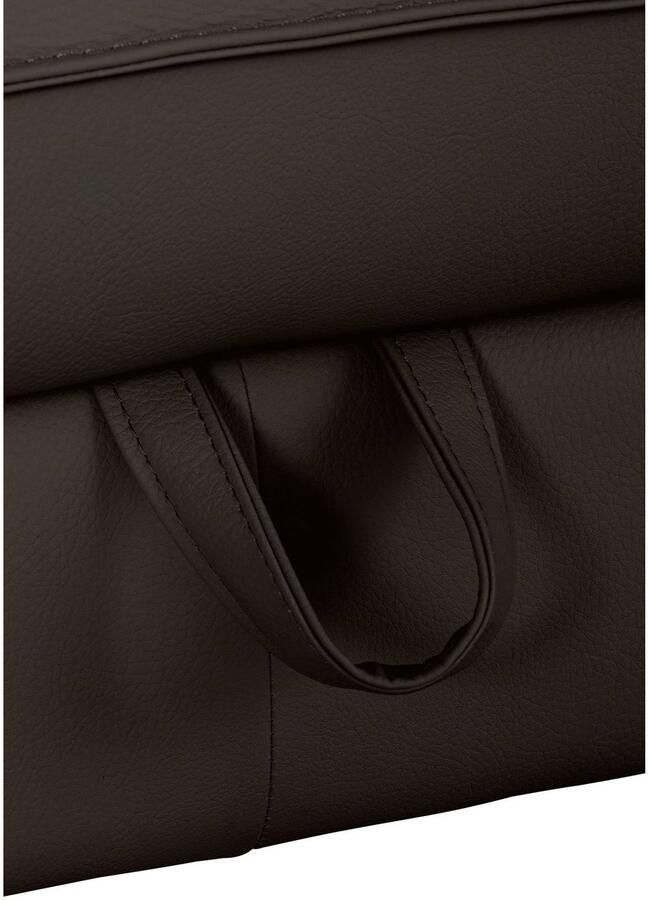 COTTA Hoekbank Driver L-vorm met verstelbaar hoofdeind naar keuze met slaapfunctie & bedkist