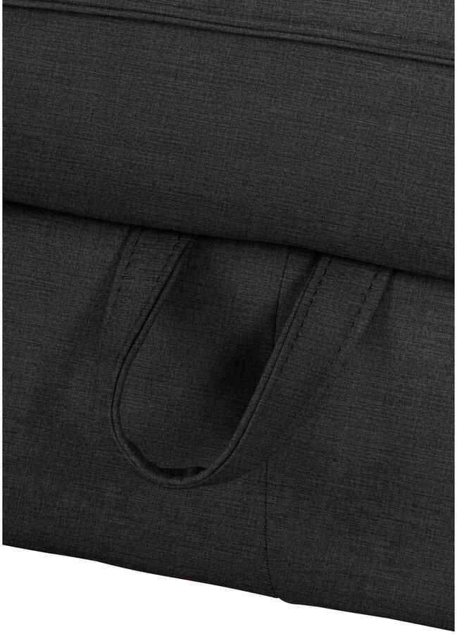 COTTA Hoekbank Driver L-vorm met verstelbaar hoofdeind naar keuze met slaapfunctie & bedkist