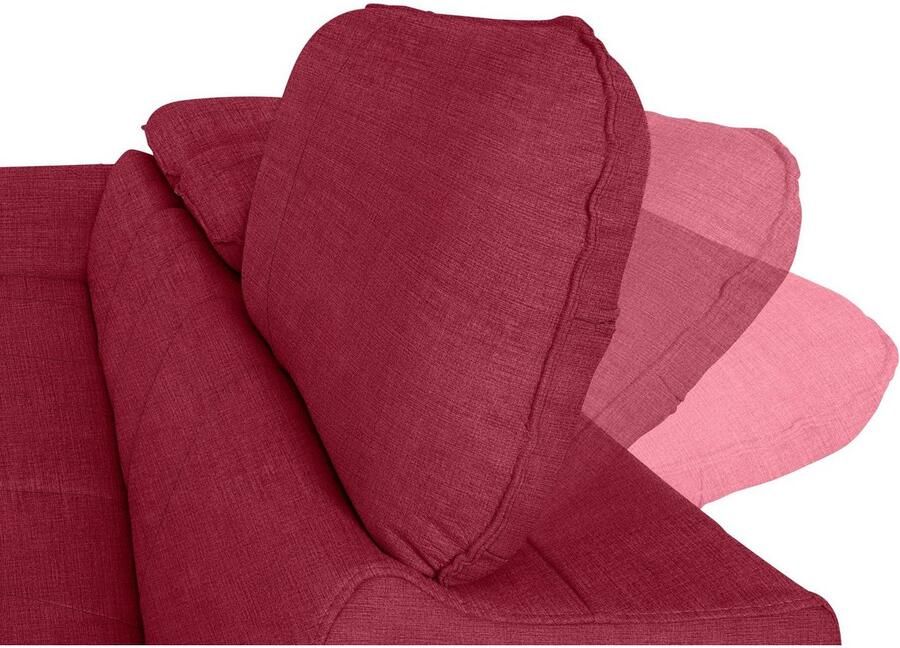 COTTA Hoekbank Driver L-vorm met verstelbaar hoofdeind naar keuze met slaapfunctie & bedkist