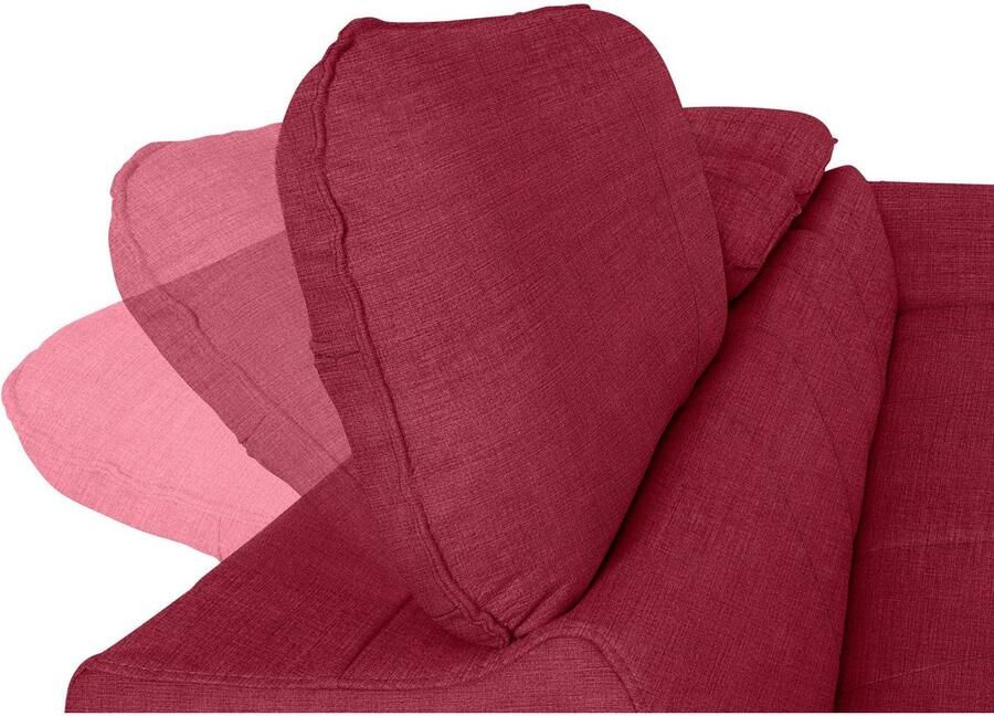 COTTA Hoekbank Driver L-vorm met verstelbaar hoofdeind naar keuze met slaapfunctie & bedkist