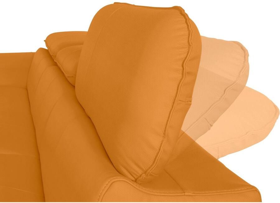 COTTA Hoekbank Driver L-vorm met verstelbaar hoofdeind naar keuze met slaapfunctie & bedkist